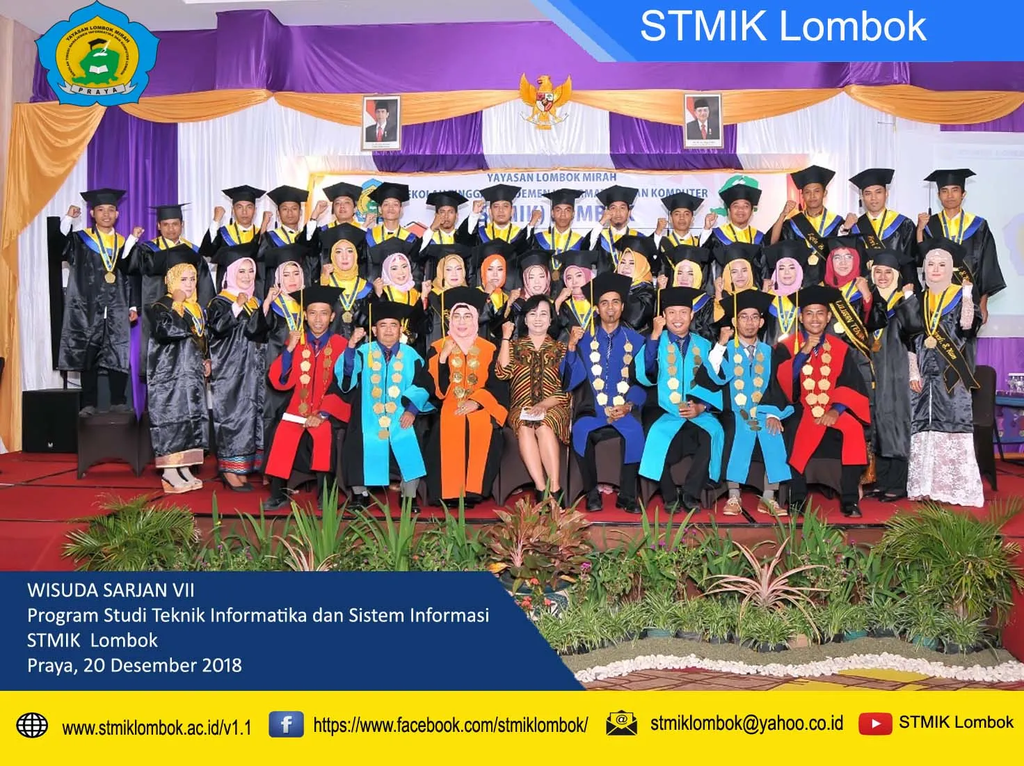 Wisuda Sarjana Ke VII STMIK Lombok