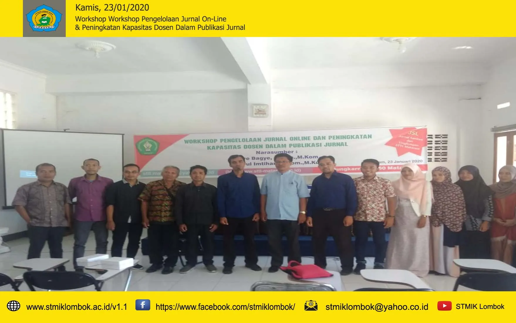 Workshop Pengelolaan Jurnal On-Line & Peningkatan Kapasitas Dosen Dalam Publikasi Jurnal