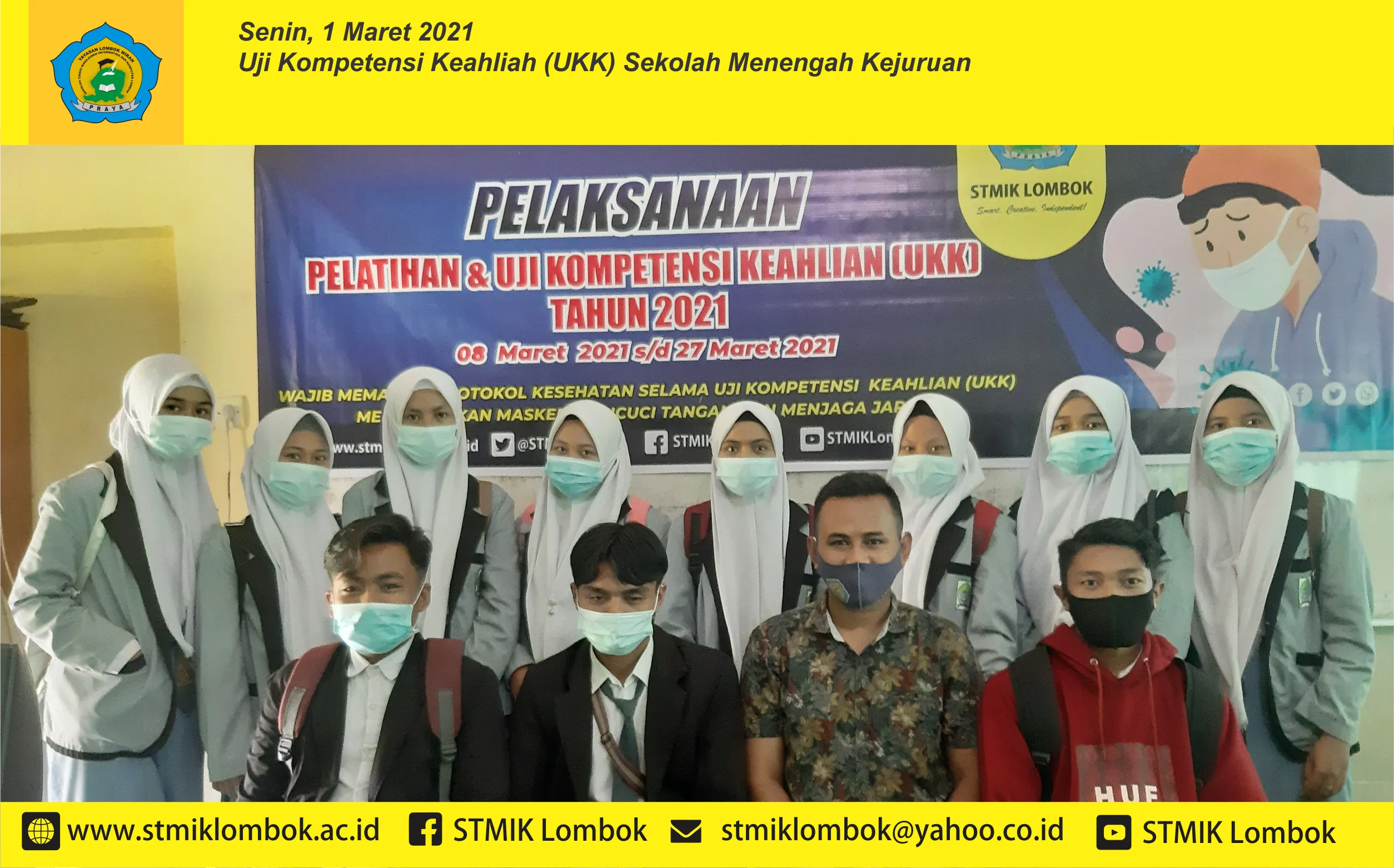 Pelatihan dan Uji Kompetensi Keahliah (UKK).